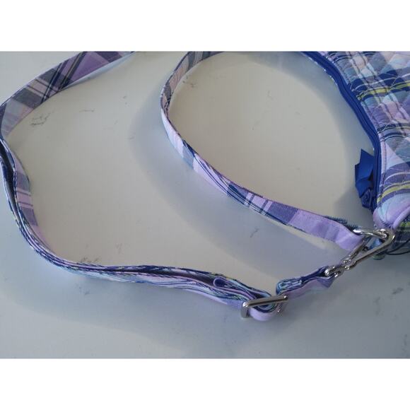 Vera Bradley lavender plaid purse. NWT Zipper. Easter. Spring - Picture 3 of 6